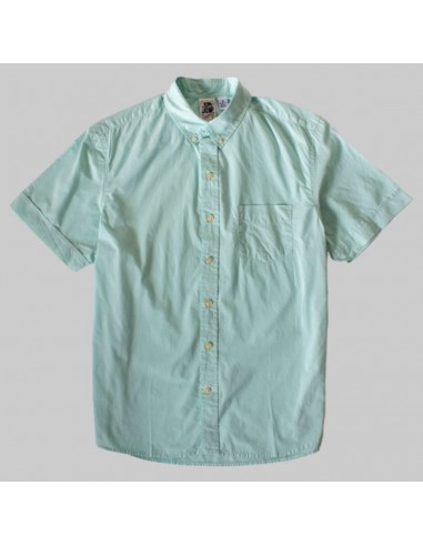 Kennington Short Sleeve Men's Woven Shirts Solid Dyed d'Europe débarque