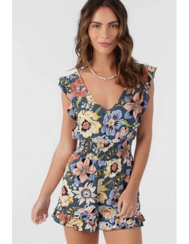 O'neill Women's Dresses Floral Romper Smocked Waist en ligne