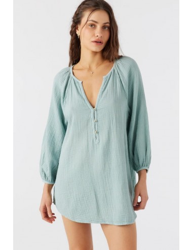 O'neill Cover-Ups Solid Color Wash Long Sleeve basket pas cher