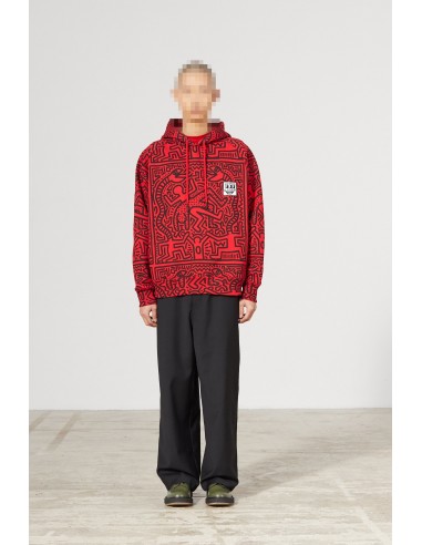 ODYSSEUS KEITH HARING RED HOODIE Voir les baskets