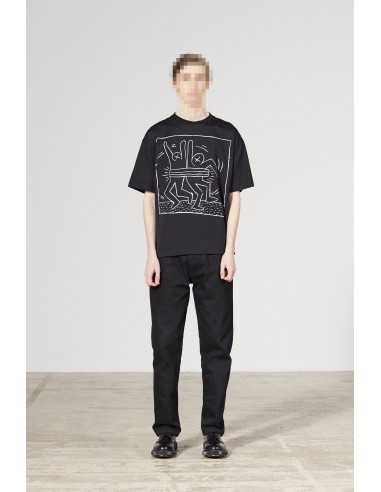 MUSEUM KEITH HARING X MTA BLACK T-SHIRT des créatures d'habitude