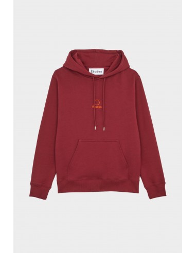 HOODIE LOGO BURGUNDY Fin de série