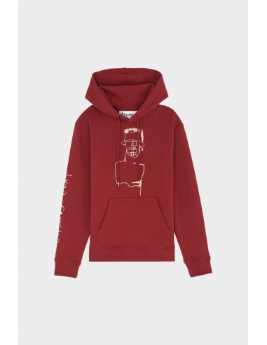 HOODIE CASSIUS CLAY BRICK RED à prix réduit toute l'année