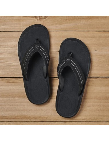 Olukai Sandals Men's Black / Dark Shadow ou a consommer sur place