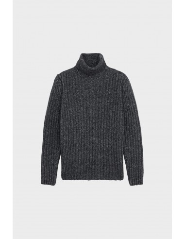 TURTLENECK HEATHER BLACK Economisez 