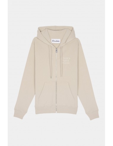 HOODIE ZIP SMALL STENCIL BEIGE Découvrez la collection