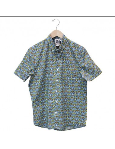 Kennington Short Sleeve Men's Woven Shirts Allover Printed Vous souhaitez 